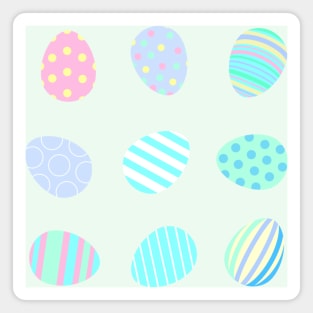 Easter eggs assorted Magnet